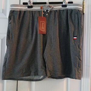 FoxQ  sport gray pull on athletic comfy shorts  Sz XXXXL  (4X)